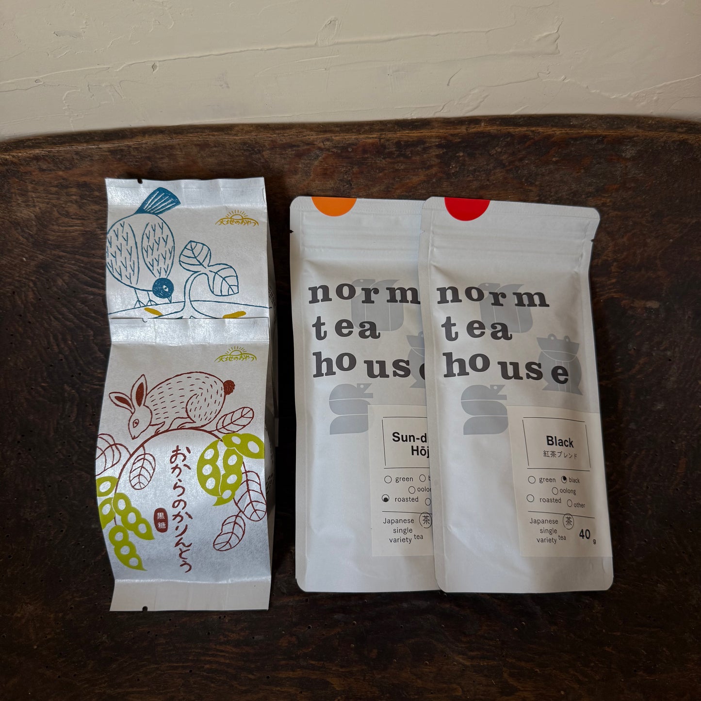 お茶とお菓子のセット