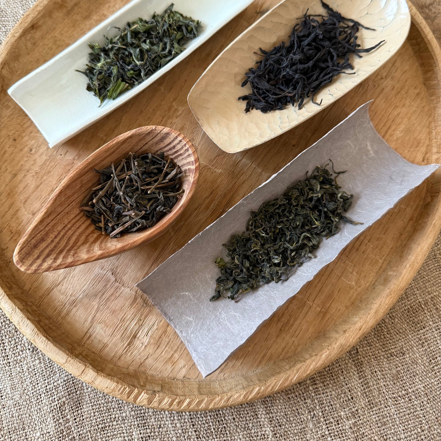 季節のお茶三種 Omakase Tea Selection